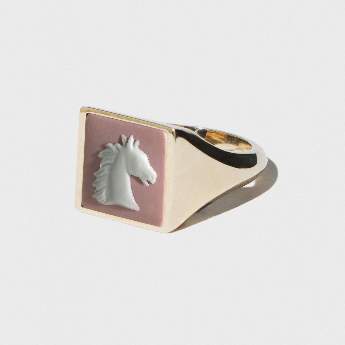 SQUARE CAMEO RINGS