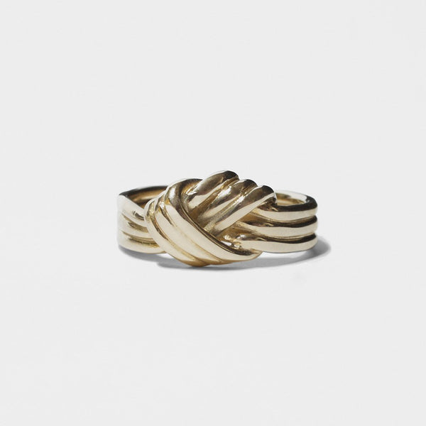 LOVERS KNOT RING GOLD