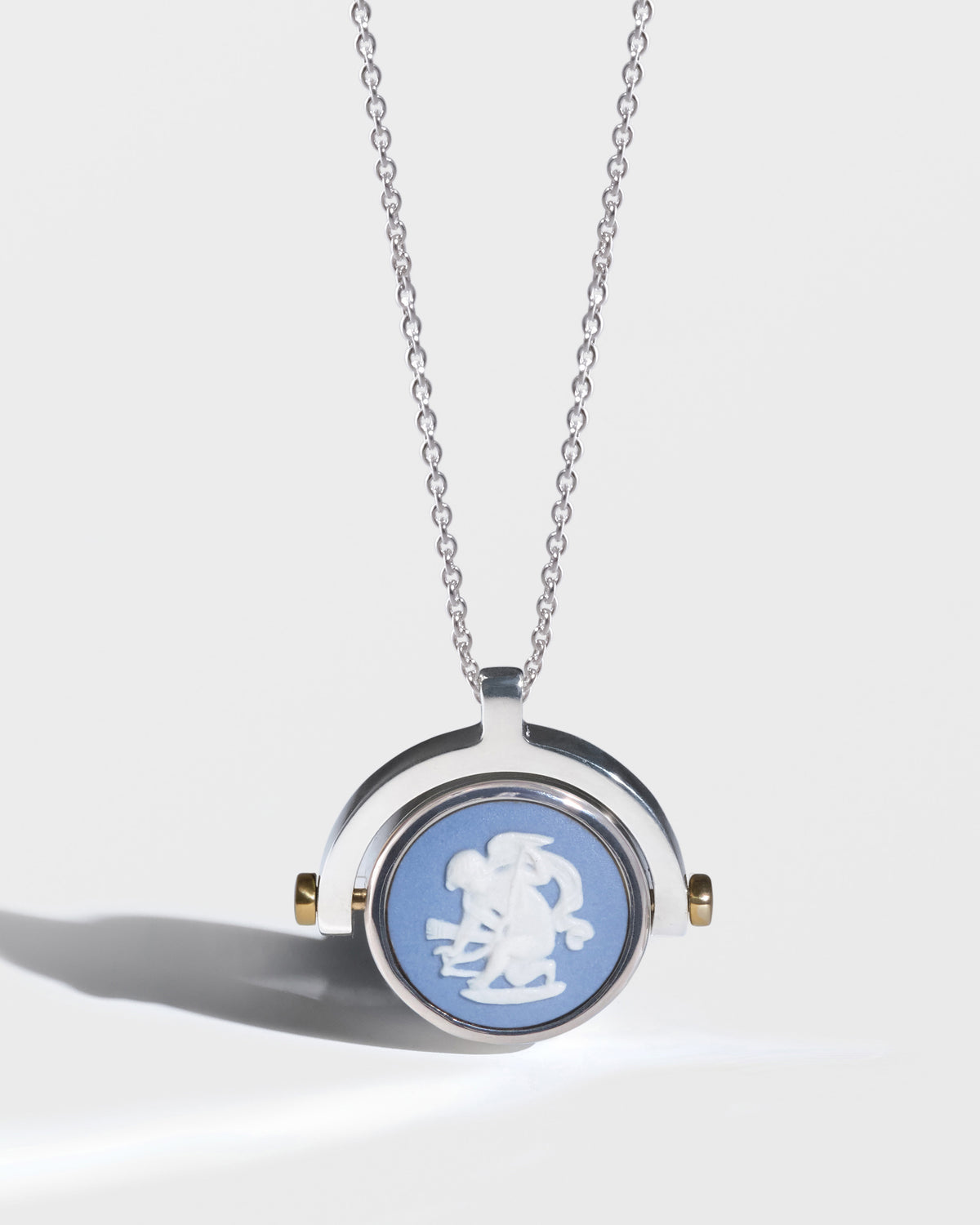 SILVER VINTAGE CAMEO NECKLACES